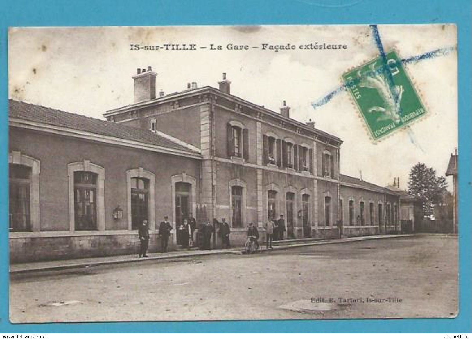 CPA Chemin De Fer La Gare IS-SUR-TILLE  21 - Is Sur Tille