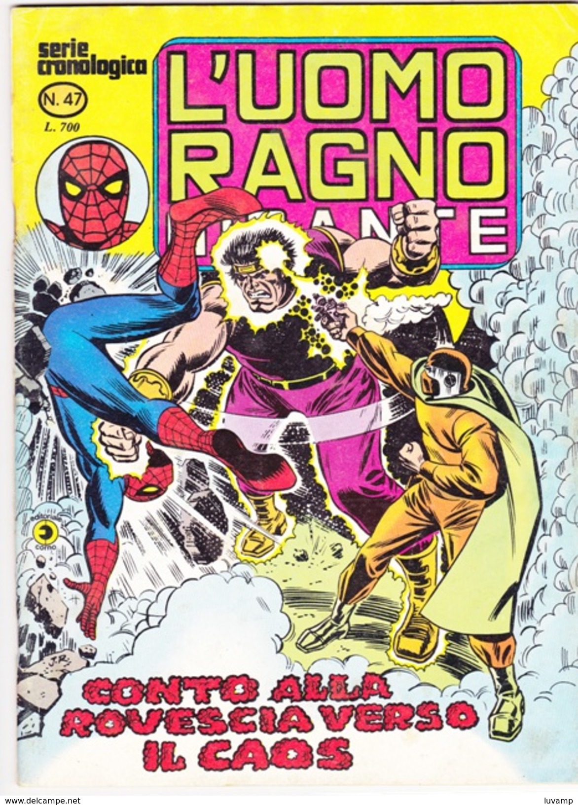 L'UOMO RAGNO GIGANTE -Serie Cronologica - Editore CORNO -N. 47 (240912) - Spider Man