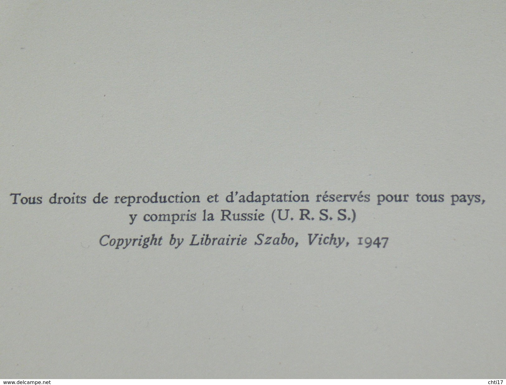 VICHY / 1947 /  SON HISTOIRE DES ORIGINES A NOS JOURS /  43 GRAVURES + ILLUSTRATIONS / PAR MAURICE CONSANTIN WEYER - Auvergne