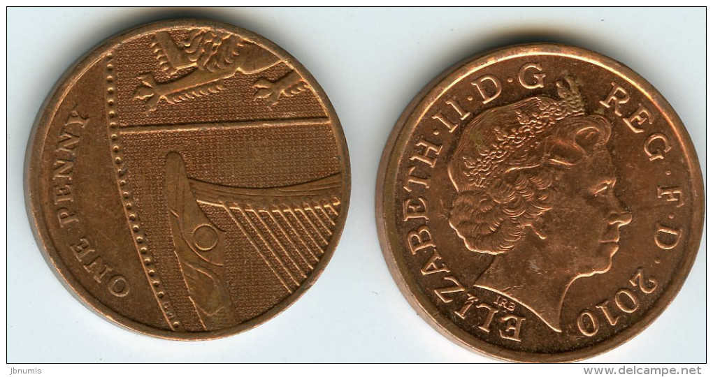 Grande Bretagne Great Britain 1 Penny 2010 KM 1107 - 1 Penny & 1 New Penny