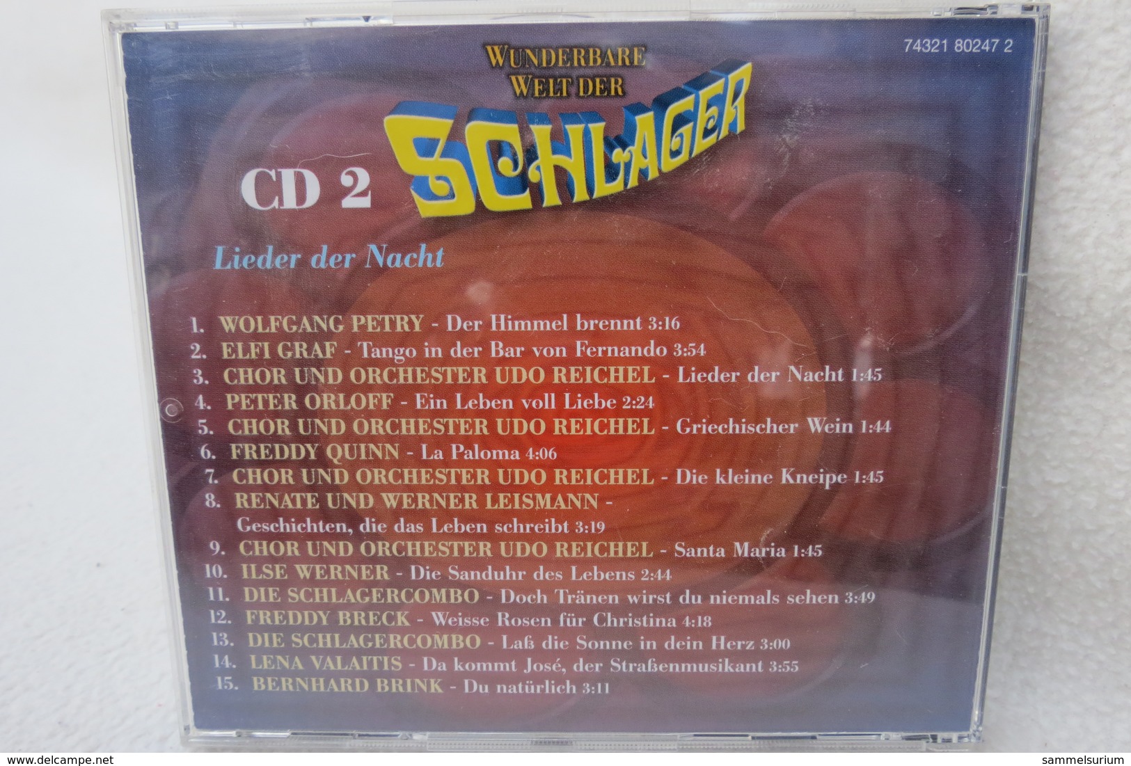 CD "Wunderbare Welt Der Schlager" Lieder Der Nacht, CD 2 - Autres - Musique Allemande