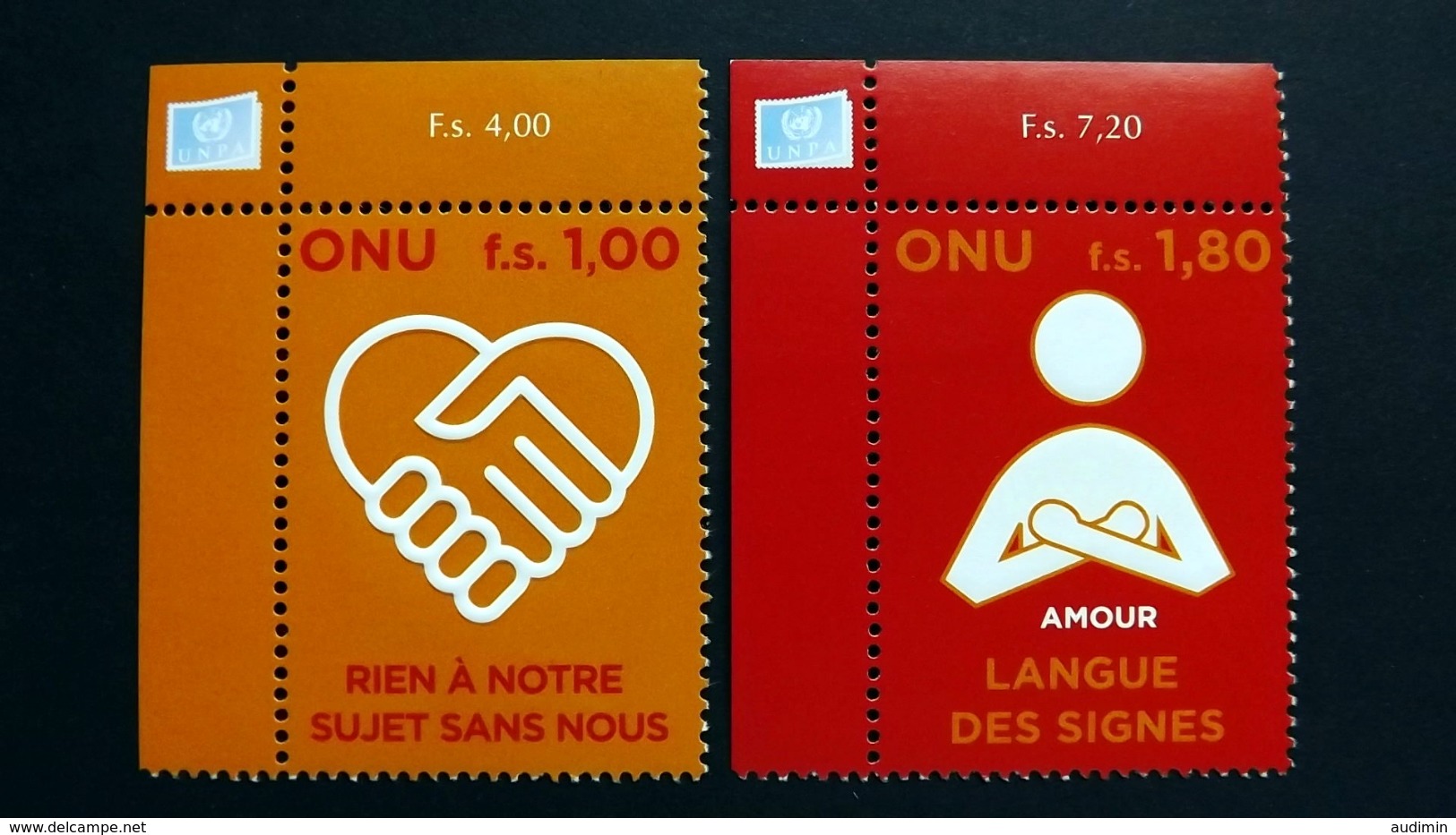 UNO-Genf 600/1 **/mnh, Übereinkommen über Die Rechte Von Menschen Mit Behinderungen - Ongebruikt