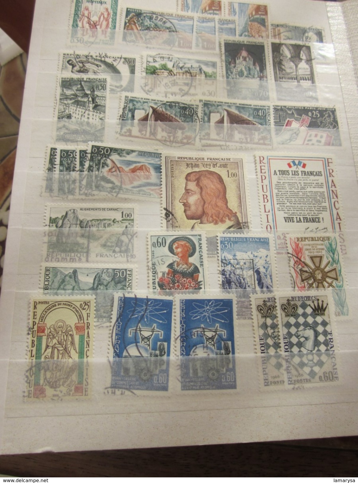 Timbres en multiples avec de très Bonnes cotes (importante) Europe  France Collections faire défiler les scanns Voir