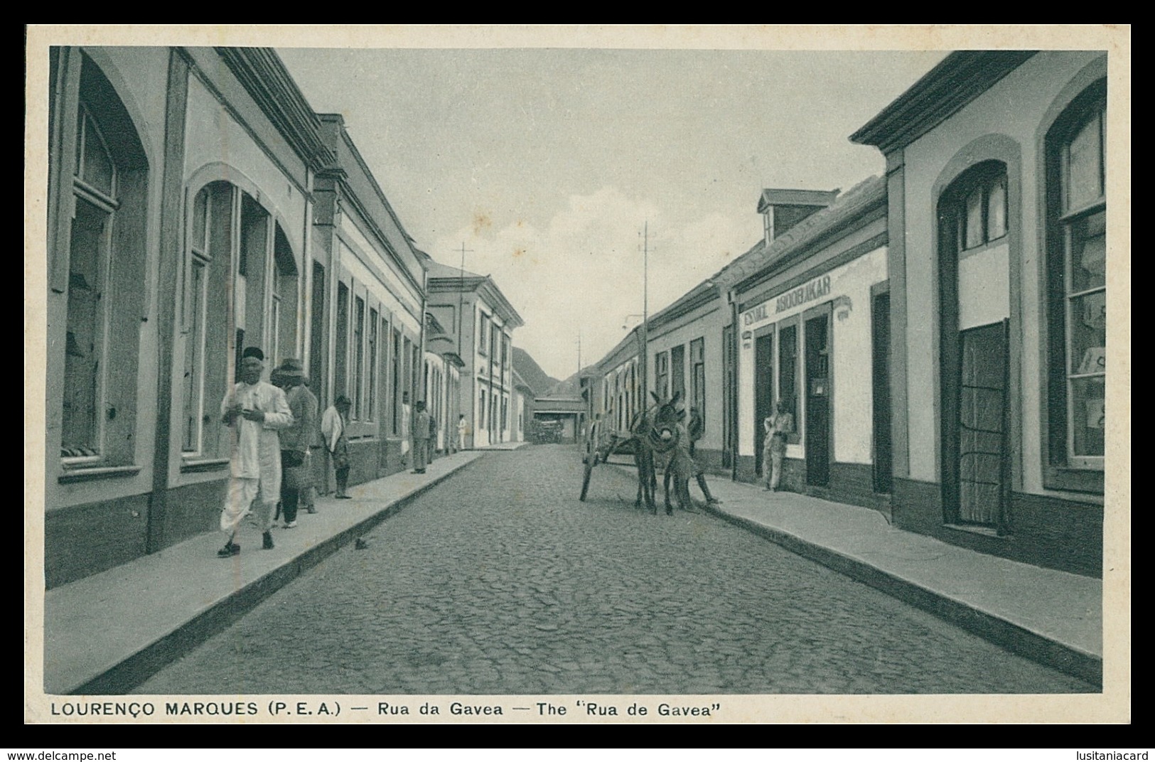 LOURENÇO MARQUES - Rua Da Gavea ( Ed. Santos Rufino Nº D/5) Carte Postale - Mozambique