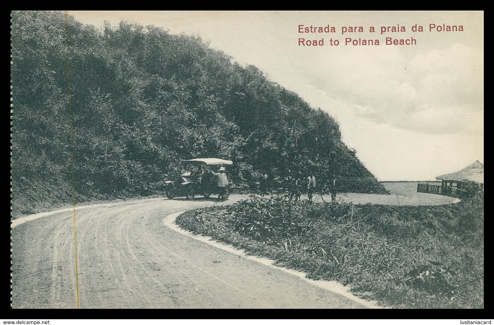 LOURENÇO MARQUES - Estrada Para A Praia Da Polana ( Ed. Spanos & Tsitsias Nº 6780) Carte Postale - Mozambique