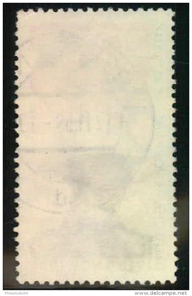 1958, ""Pappchinese"" Spät Entwertet 17.11.58, Siehe Vermerk Im Michel-Katalog. - Used Stamps