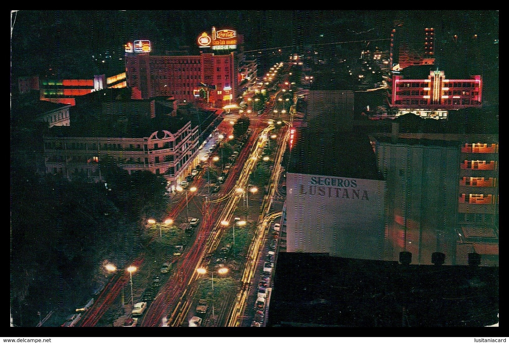 LOURENÇO MARQUES - Centro Comercial - Vista Noturna  (Ed.Focarte Nº 3) Carte Postale - Mozambique