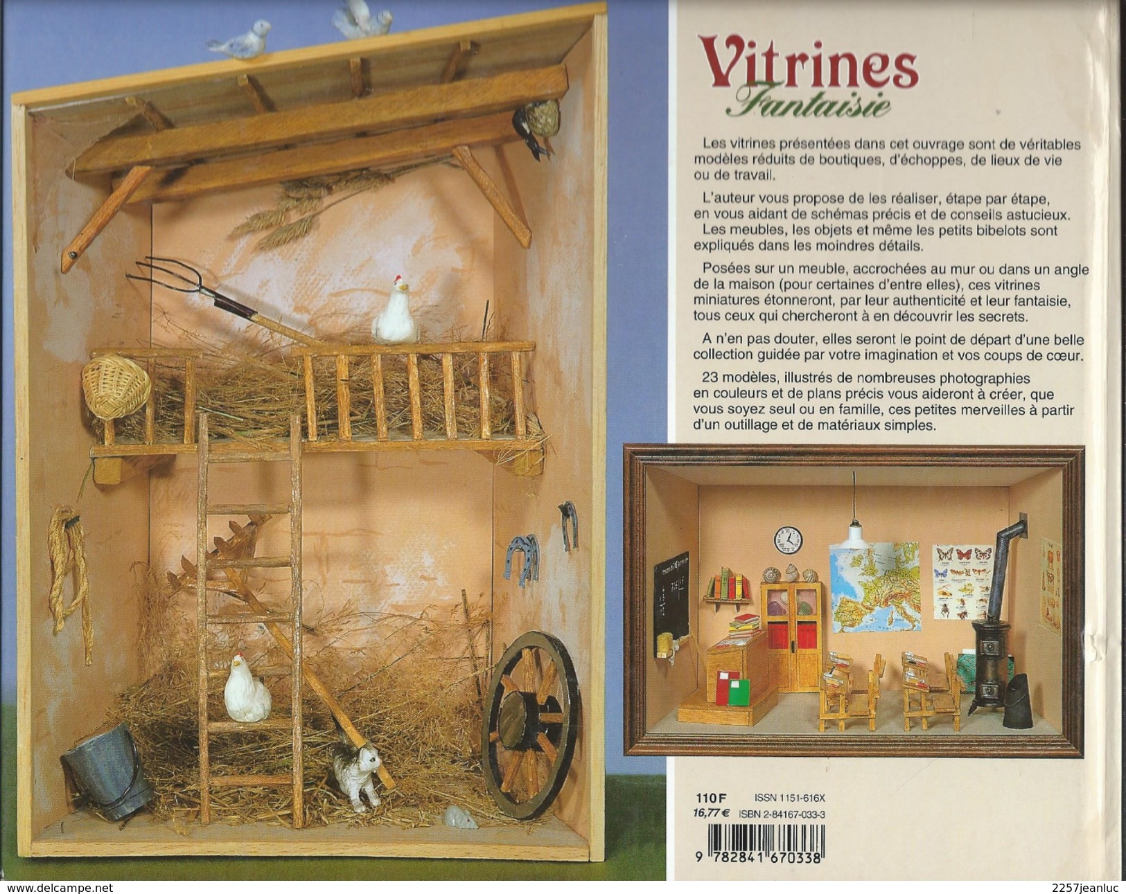 Vitrines Fantaisie 23 Modèles Miniatures Et Leurs Accessoires De Geneviève Ploquin - Model Making