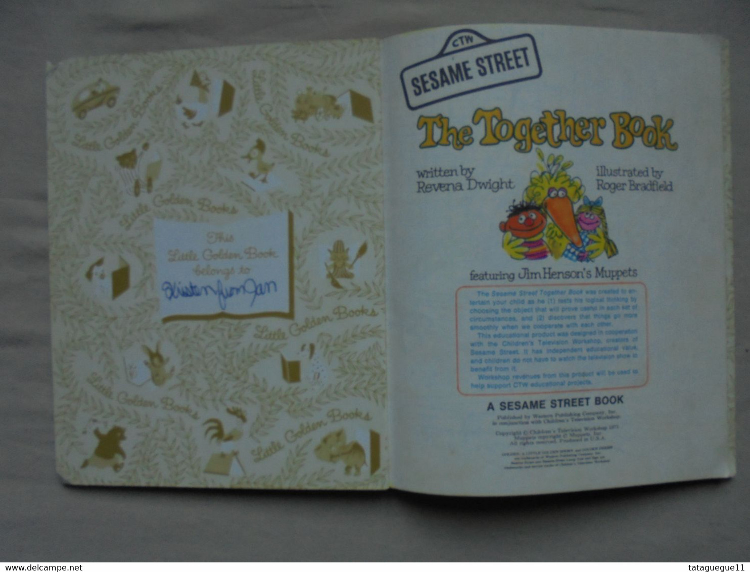 Ancien - Petit Livre Pour Enfant - SESAME STREETThe Toggether Book - 1971 - Bilderbücher