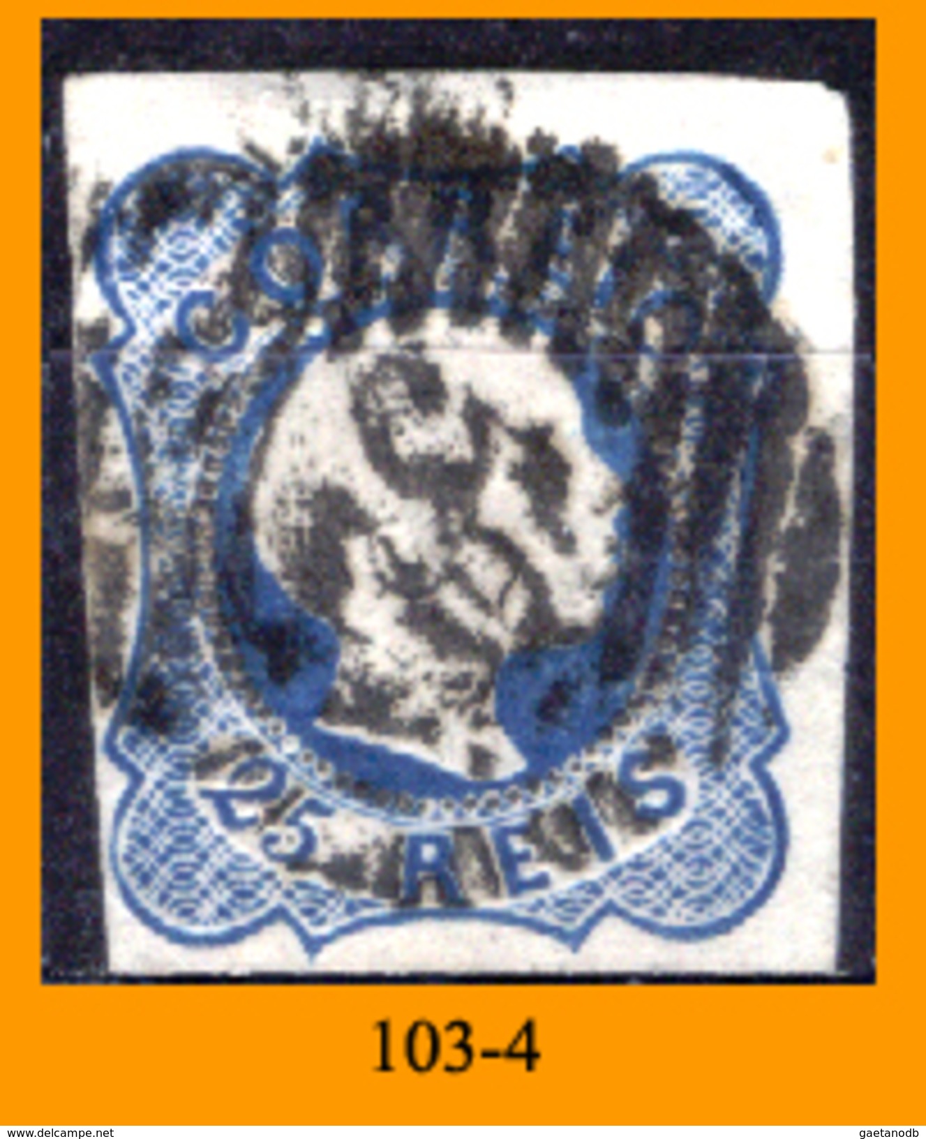 Portogallo-103.4 - 1856/58 - Y&T: N. 11 (o) Privo Di Difetti Occulti. - Used Stamps