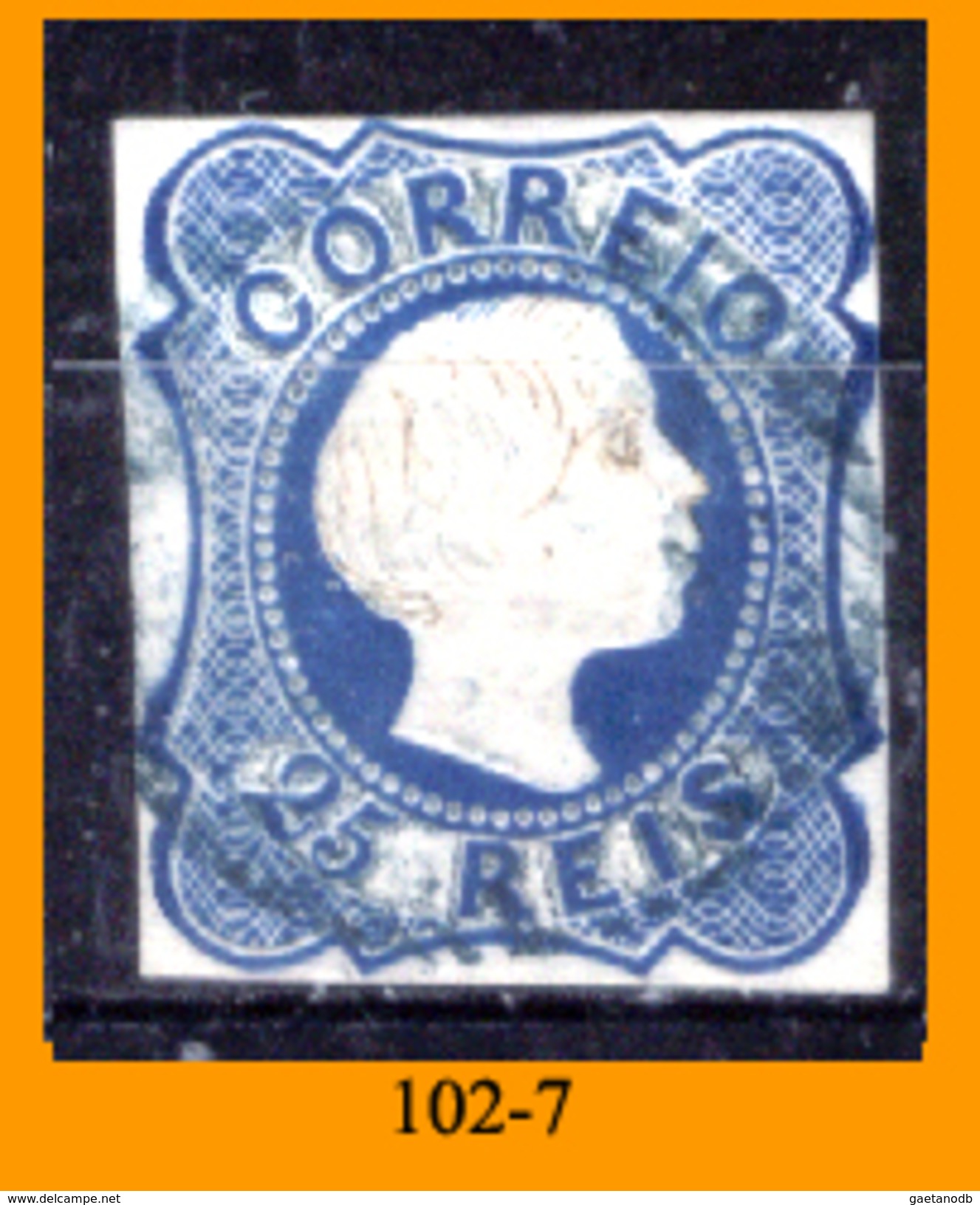 Portogallo-102.7 - 1856/58 - Y&T: N. 10 (o) Privo Di Difetti Occulti. - Used Stamps