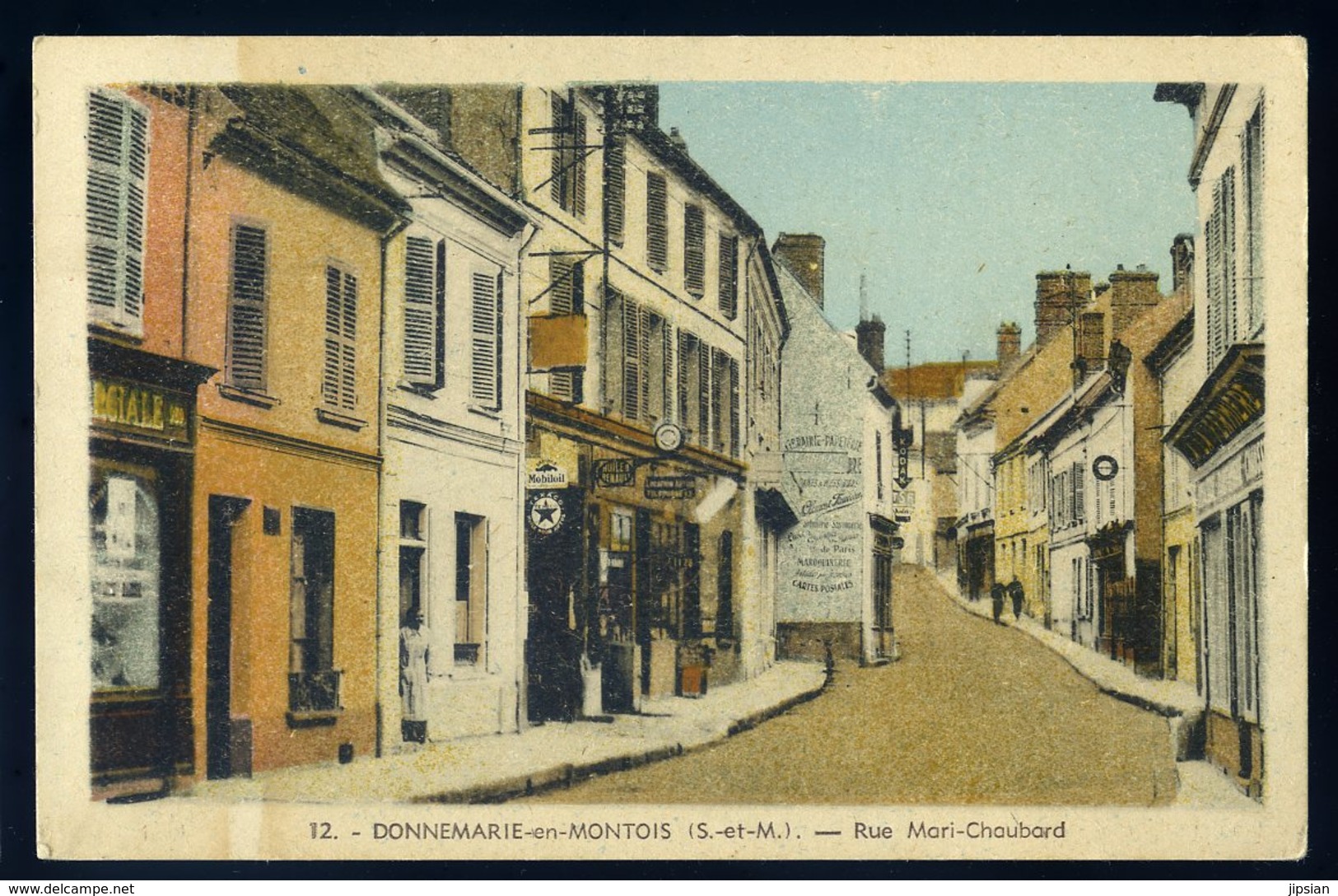 Cpa  Du 77  Donnemarie En Montois -- Rue Mari - Chaubard  JIP84 - Donnemarie Dontilly