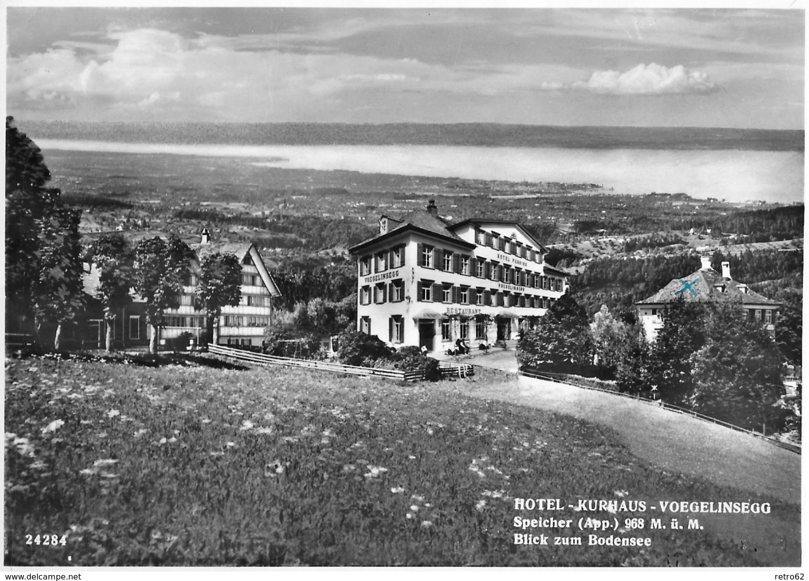 SPEICHER &rarr; Hotel-Kurhaus Voegelinsegg, Schöne Fotokarte Ca.1950 - Speicher