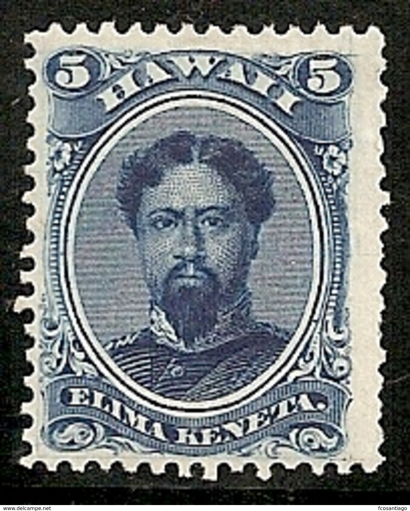 HAWAI 1861 - Yvert #24 - Sin Goma (*) - Hawaï