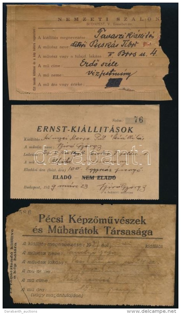 1939 Ki&aacute;ll&iacute;t&aacute;si C&eacute;dul&aacute;k (Ernst-ki&aacute;ll&iacute;t&aacute;sok, P&eacute;csi... - Non Classés