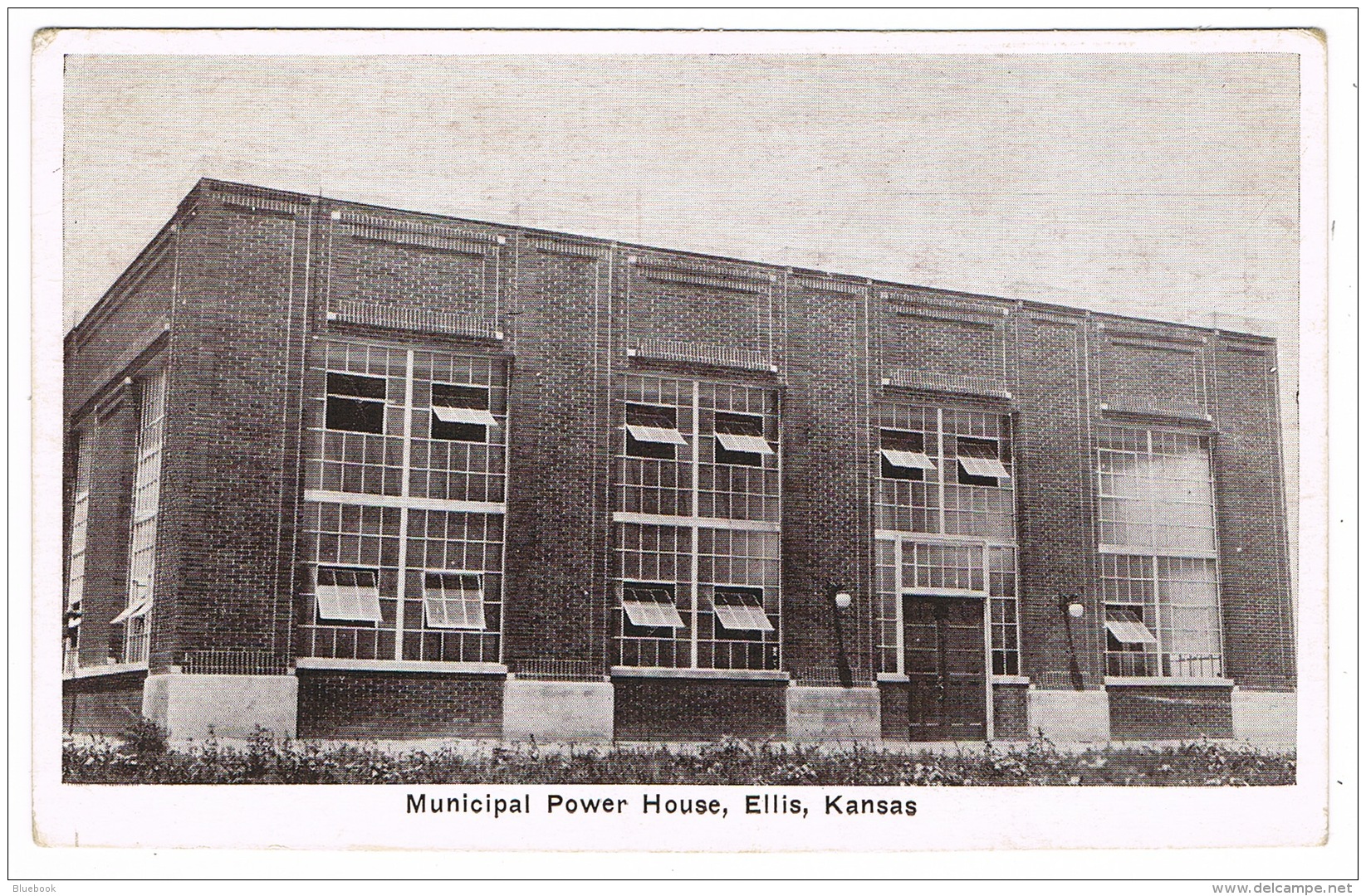 RB 1136 - Early Postcard - Municipal Power House Ellis - Kansas USA - Autres & Non Classés