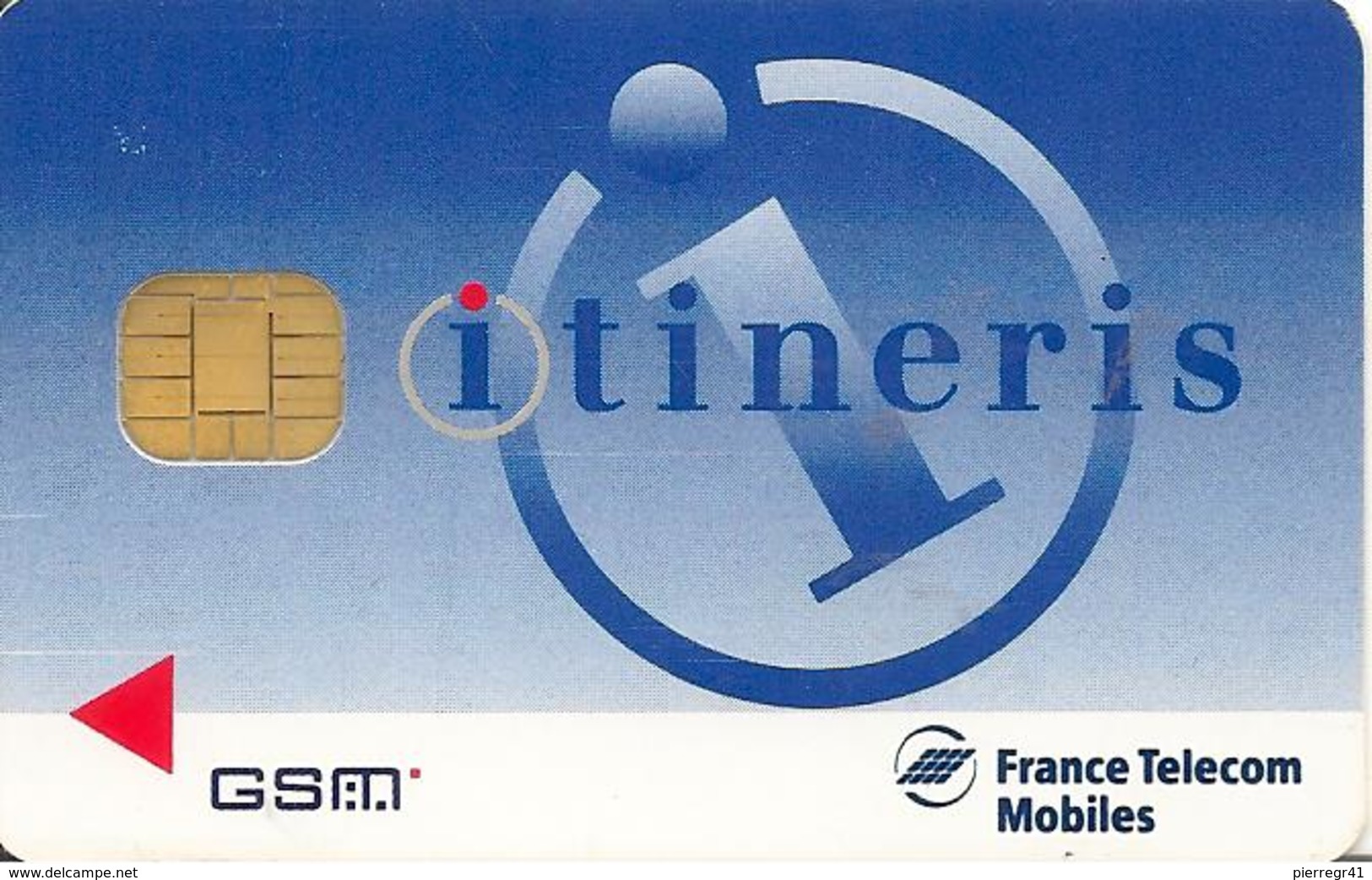 CARTE-GSM-PUCE A-ITINERIS-FM1F-SD-ITINERIS-BE - Mobicartes (GSM/SIM)