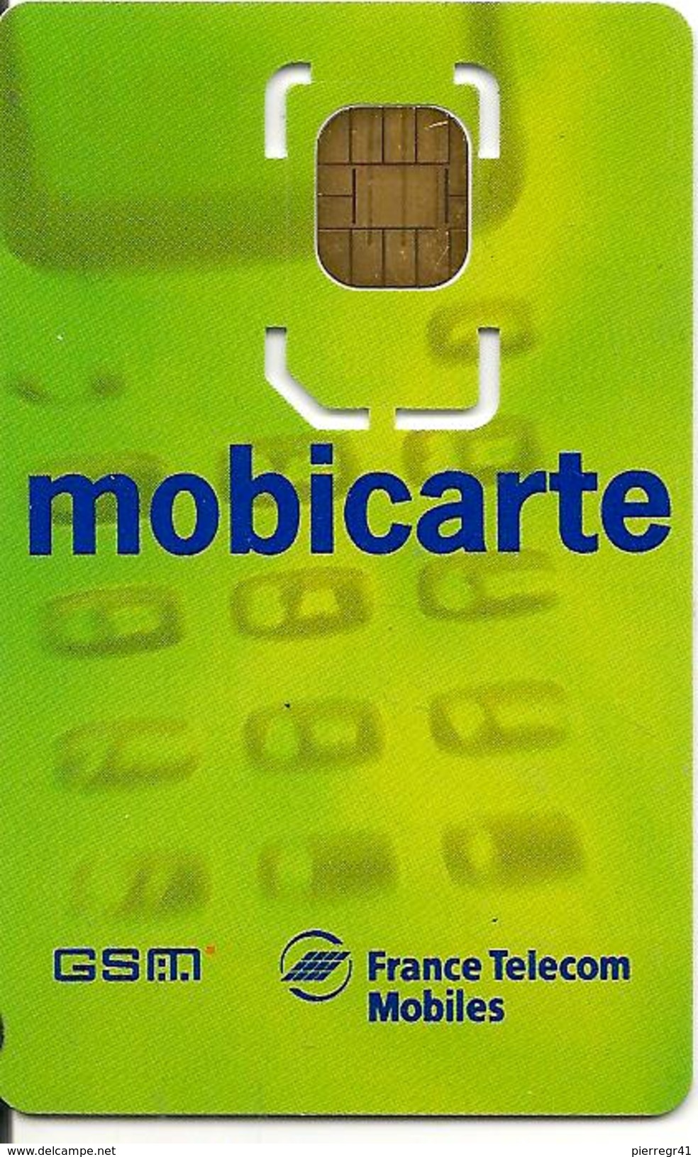 CARTE-GSM-SFR-PUCE F-MOBICARTE-ME1F-D14-PUCE Attachée -TBE-RARE - Mobicartes (GSM/SIM)
