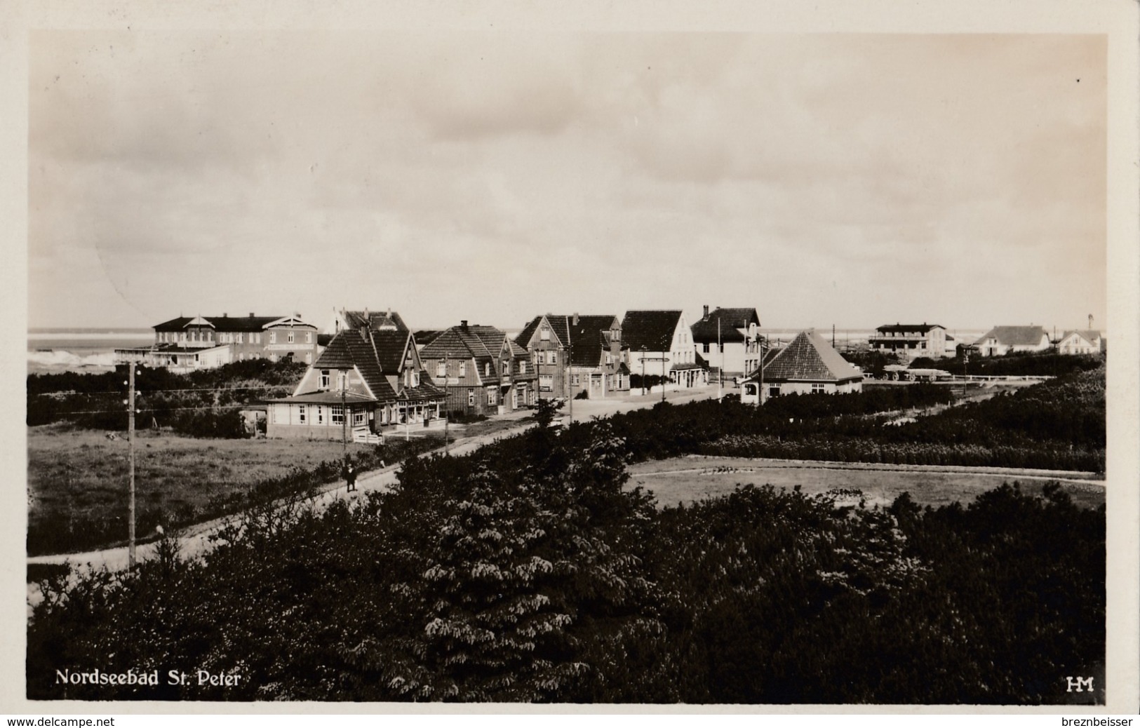 AK Nordseebad St. Peter - Karte Gel. 1930 - St. Peter-Ording