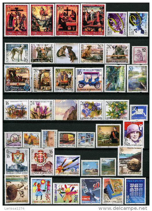 SERBIA And MONTENEGRO 2003 Complete Year MNH - Full Years