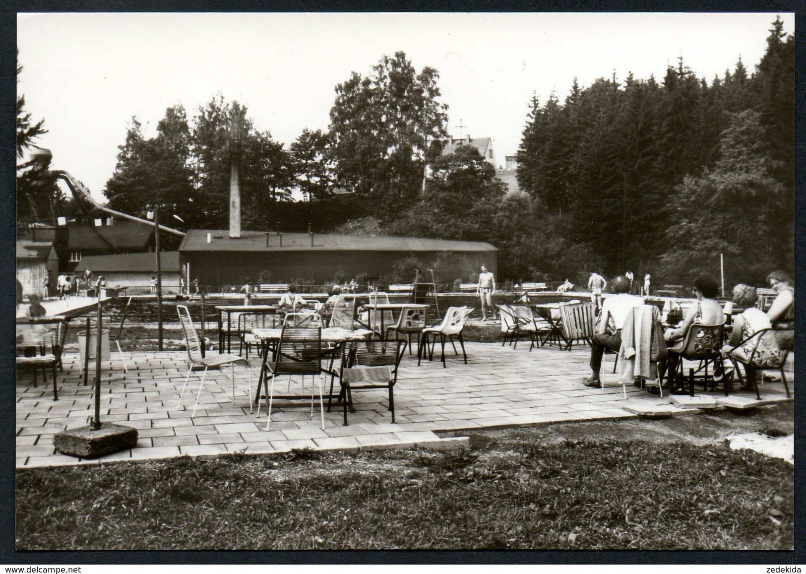 9222 - Alte Foto Ansichtskarte - Schmalzgrube Bei Jöhstadt - Freibad Bad - N. Gel TOP - DDR 1979 - Jöhstadt