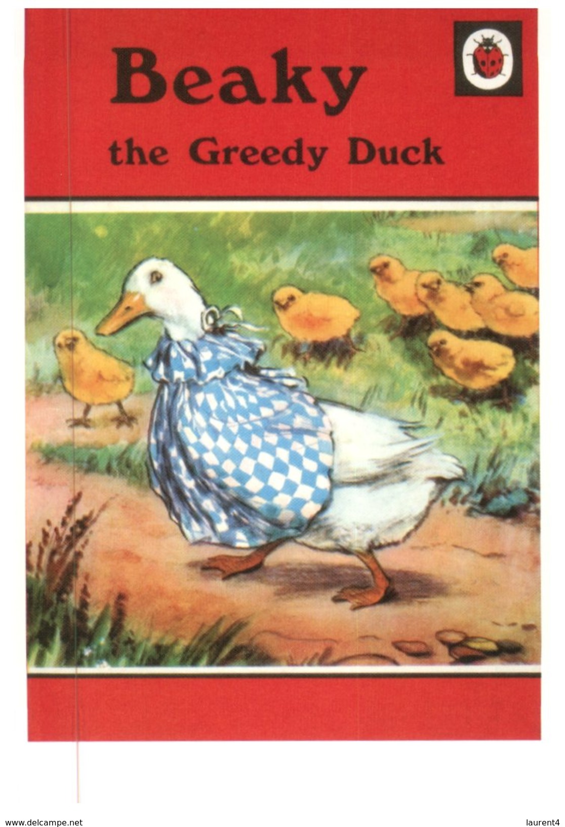 (194) Ladybird Book Cover on postcard (5 different)