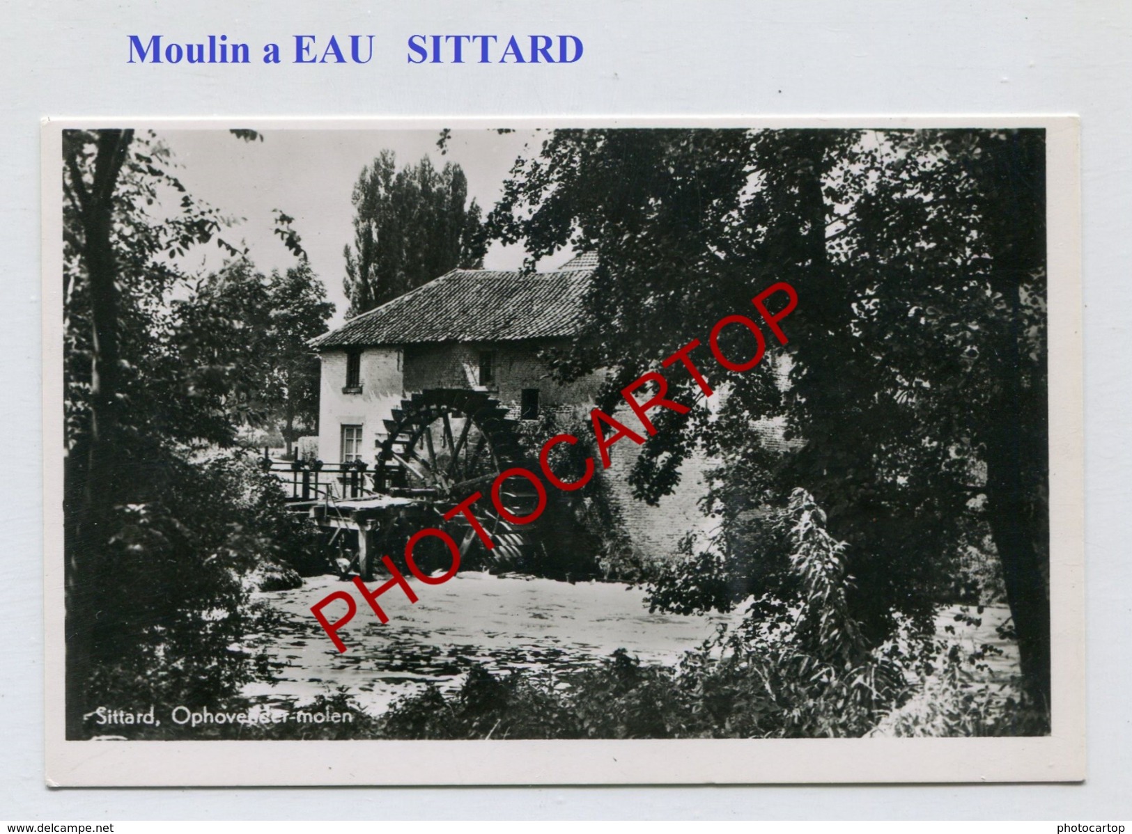 Ophovener MOLEN-SITTARD-MOULIN A Eau-WASSERMÜHLE-Carte Photo-Hollande-Niederlande- - Sittard