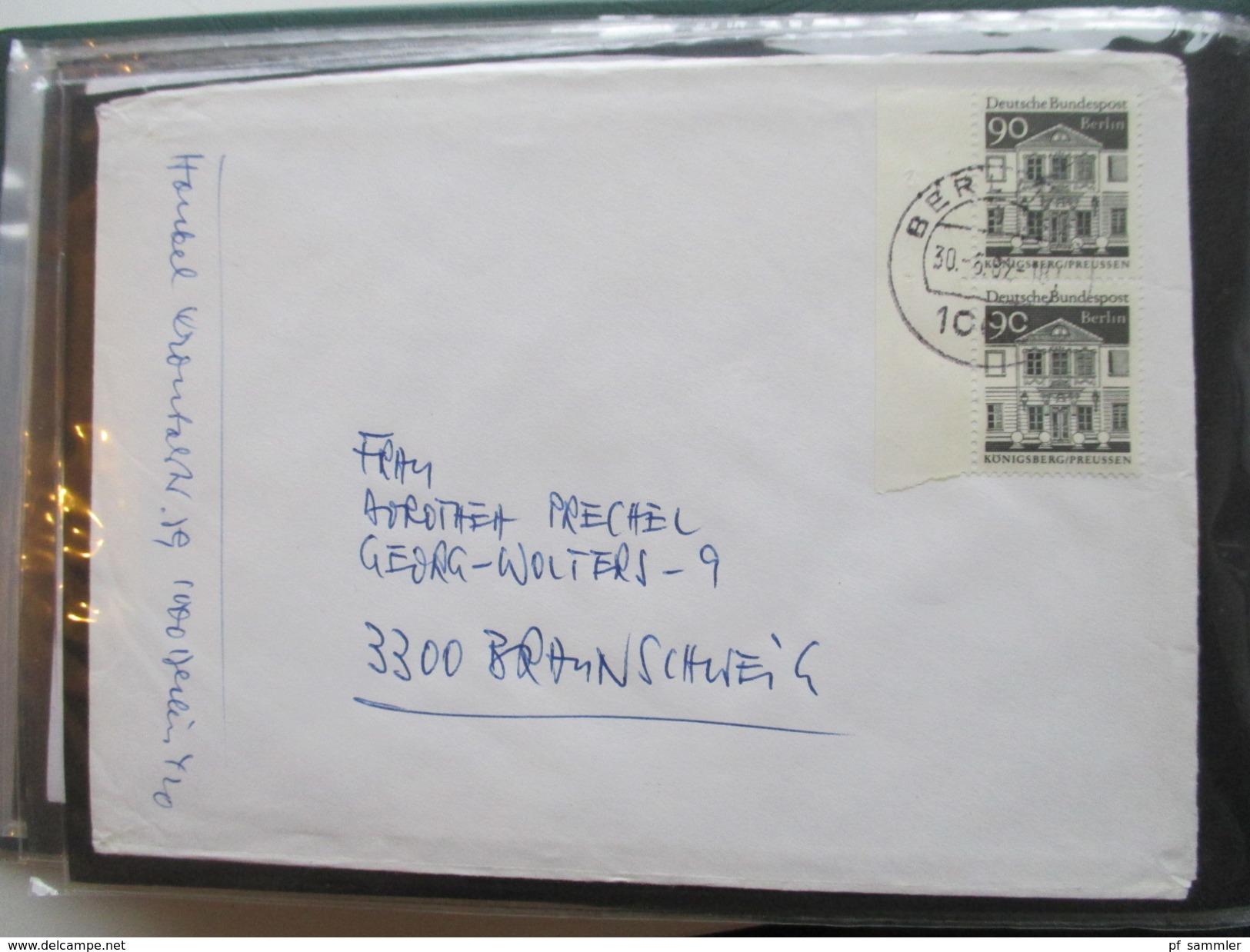 Berlin FDC / Bedarf 1953 - 1991 Fast alles portogerecht + Berlin Stempel! Kehrdrucke / HAN / Paare Sehr spannend! 88 stk