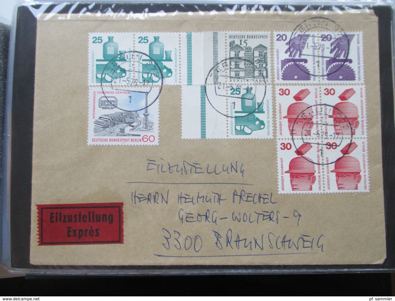 Berlin FDC / Bedarf 1953 - 1991 Fast alles portogerecht + Berlin Stempel! Kehrdrucke / HAN / Paare Sehr spannend! 88 stk