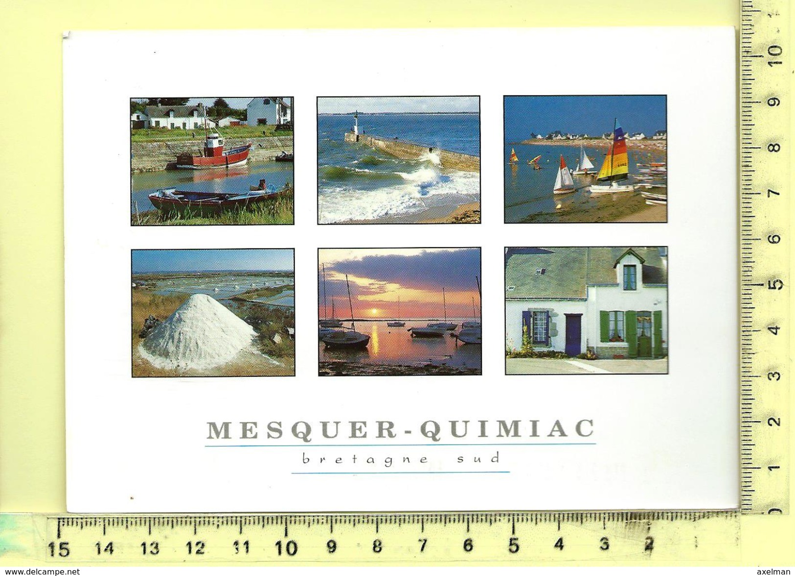 CPM, MESQUER-QUIMIAC: Multi Vues Dont La Plage De Sorlock - Mesquer Quimiac