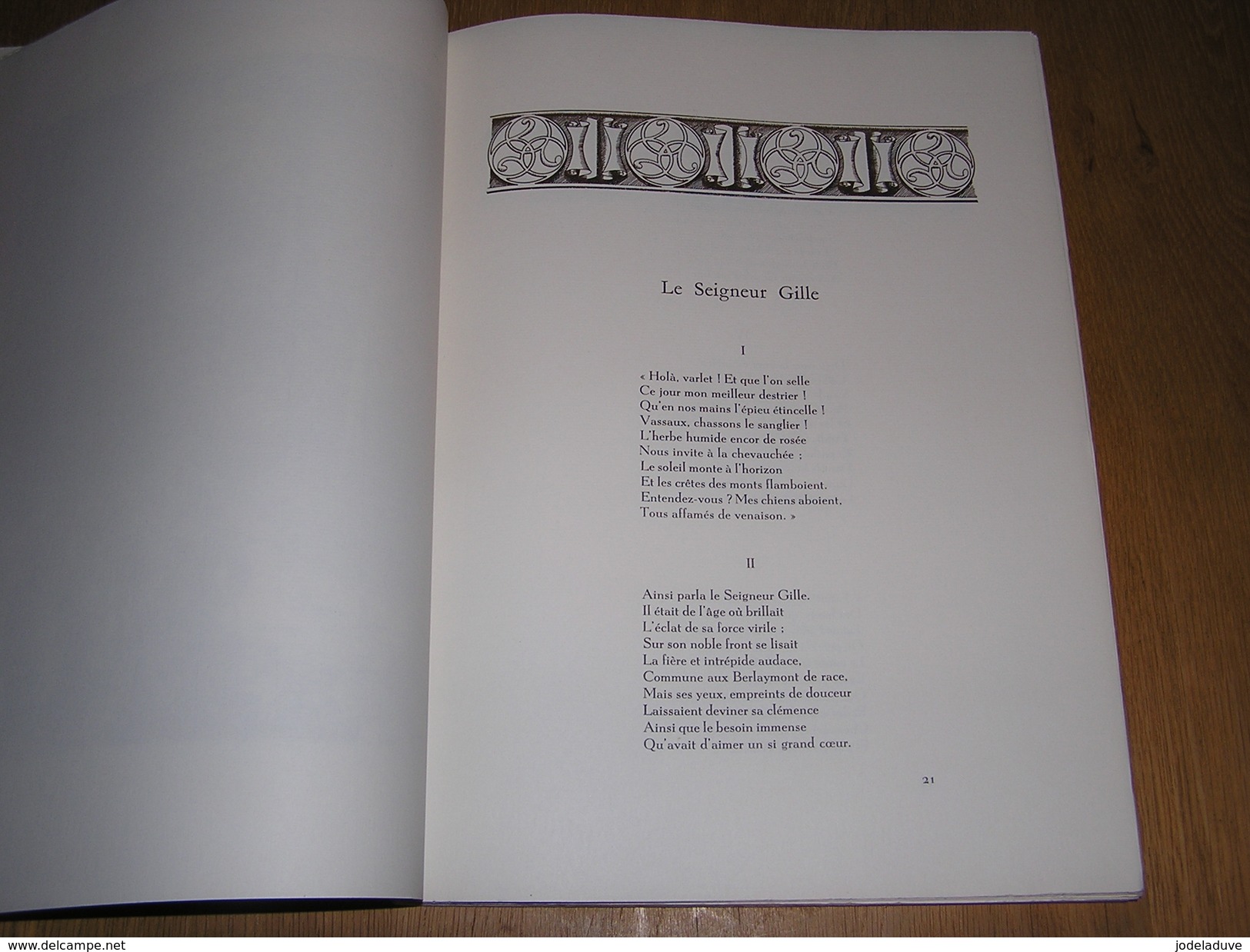 RARE ! MONTAIGLE OU LE ROMAN DE GILLE ET DE MIDONNE Amaury De La Chevalerie 1973 Dinant Falaën A Soler Trouvère Chant HC