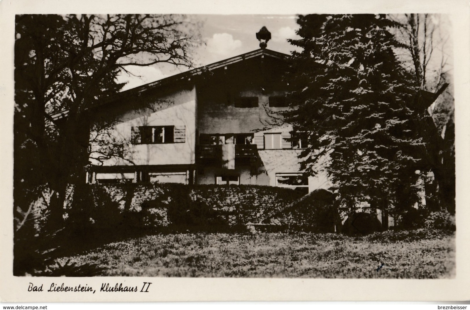 AK Rheinsberg/Mark Sanatorium Helmut Lehmann(Schloß,Parkseite) - Karte Gel. 58 - Bad Liebenstein