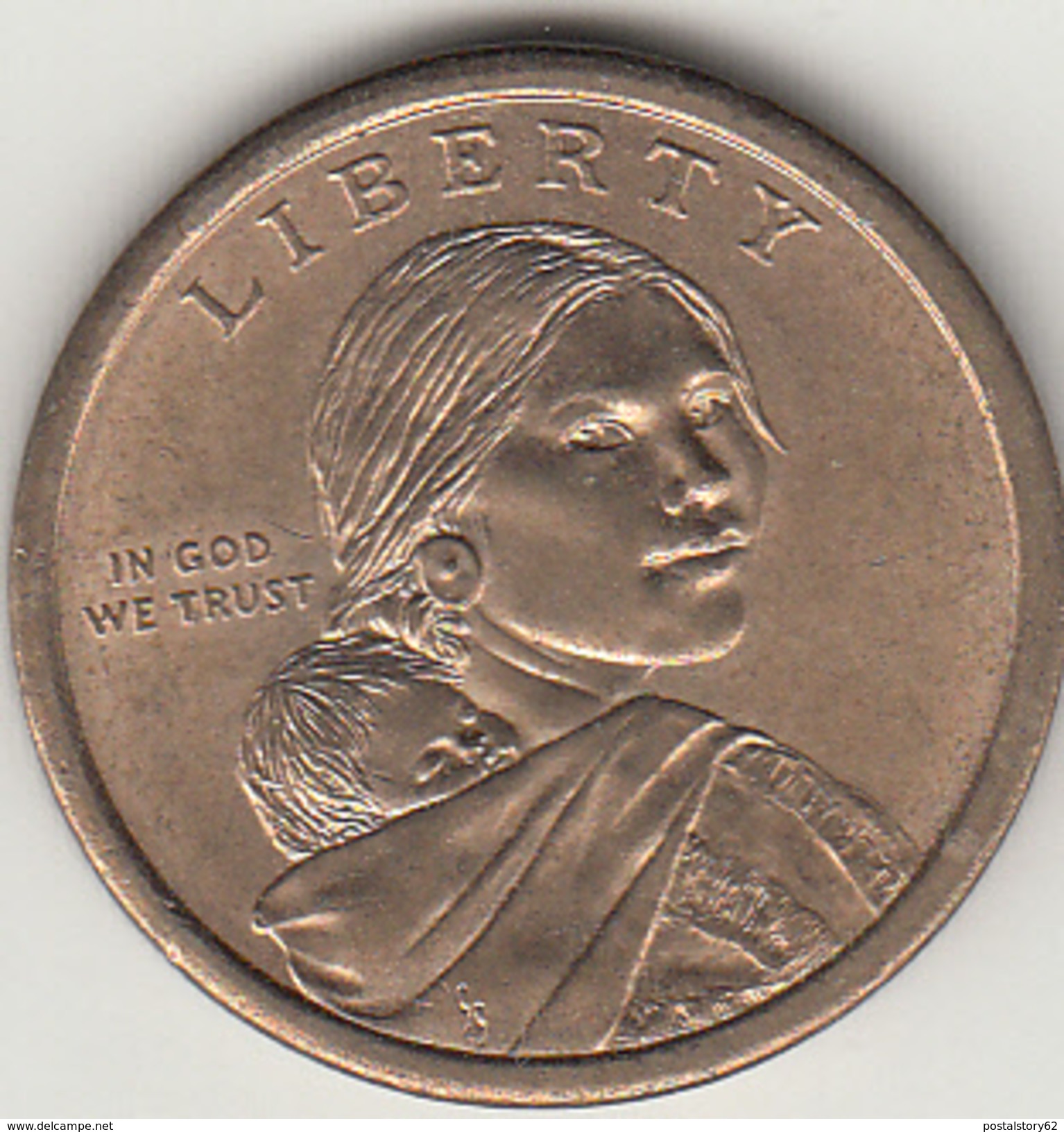 1 Dollaro USA Sacagawea 2009. Buona Conservazione - Conmemorativas