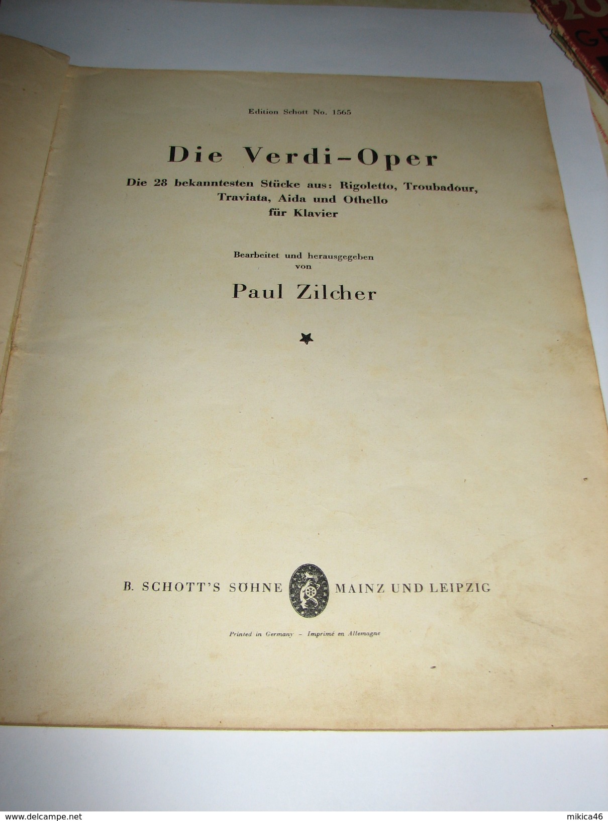 GERMANY - DIE VERDI OPER - Musik