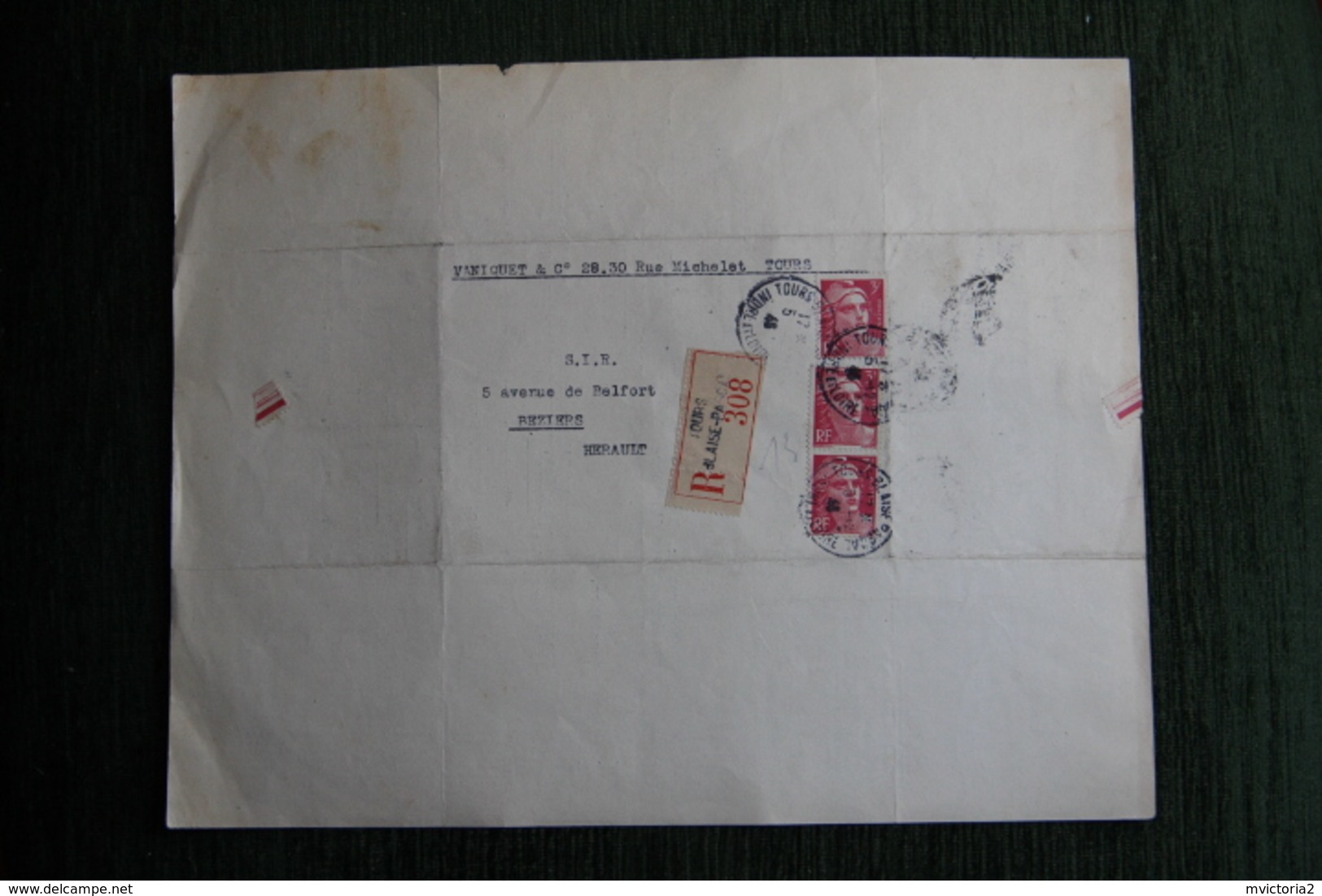 Lettre  Ancienne - TOURS - Grains, Graines Et Engrais VANIQUET Et Cie - Landwirtschaft