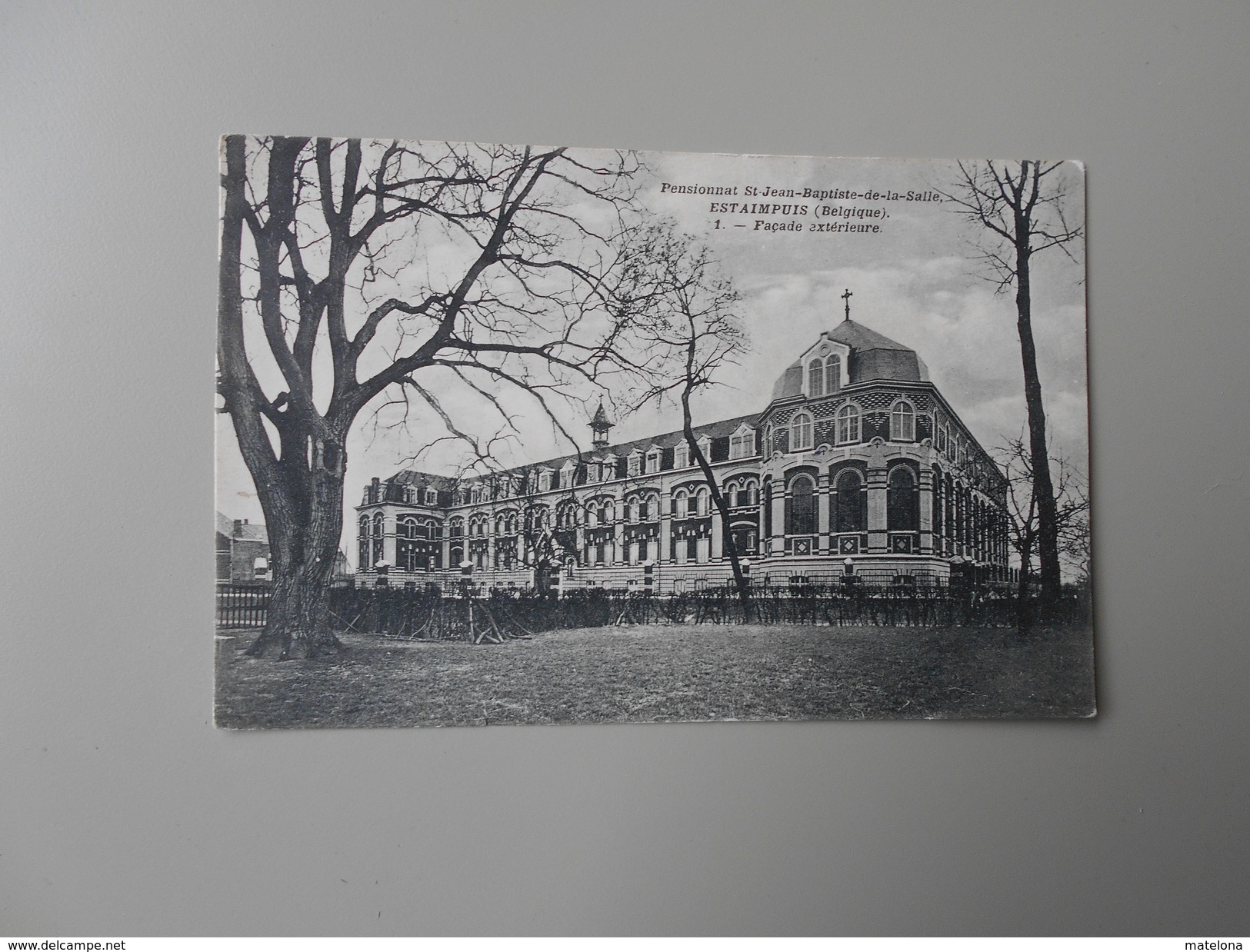 BELGIQUE HAINAUT ESTAMPUIS FACADE EXTERIEURE PENSIONNAT ST JEAN BAPTISTE DE LA SALLE - Estaimpuis