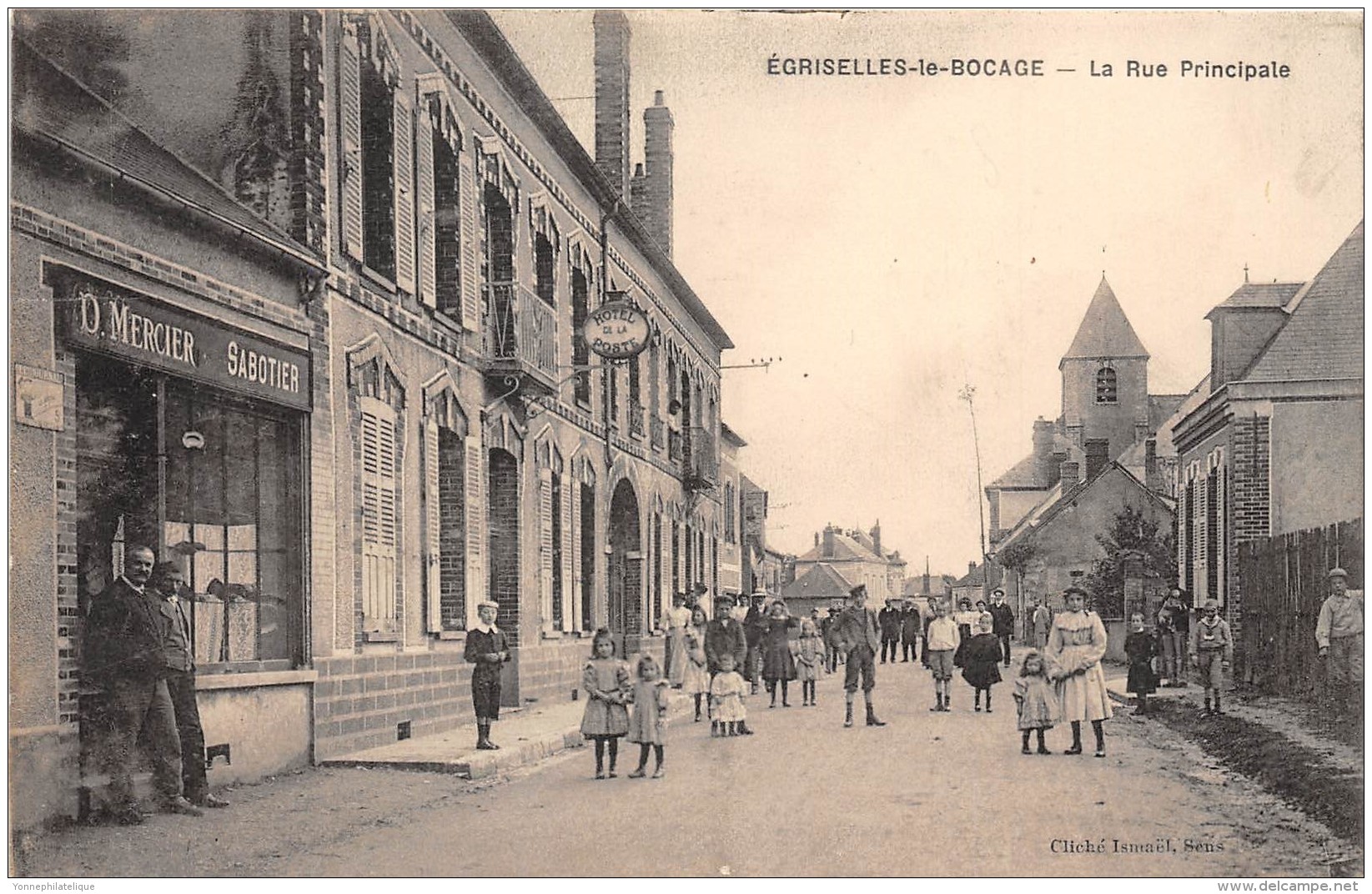 89 - YONNE / Egriselles Le Bocage - La Rue Principale - Beau Cliché Animé - Egriselles Le Bocage