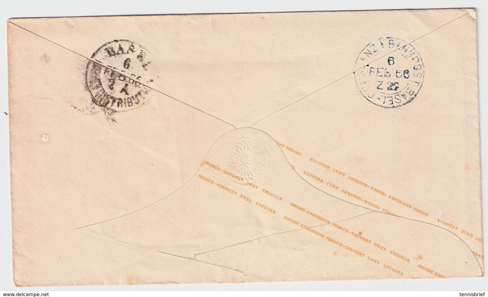 1866, GA Im Grenzverkehr , #6941 - Postal  Stationery