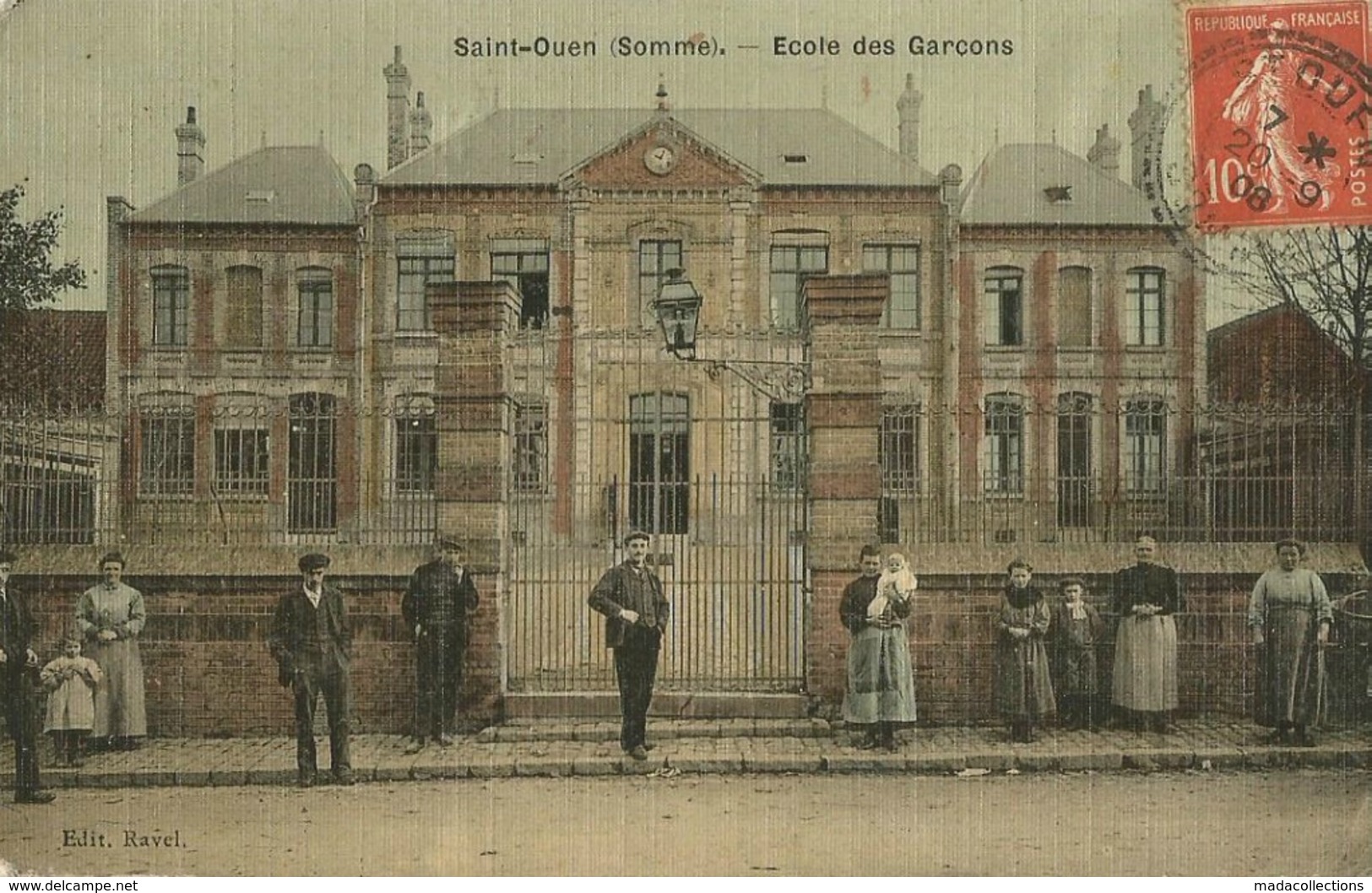 Saint Ouen  (80.Somme)  Ecole Des Garçons - Saint Ouen