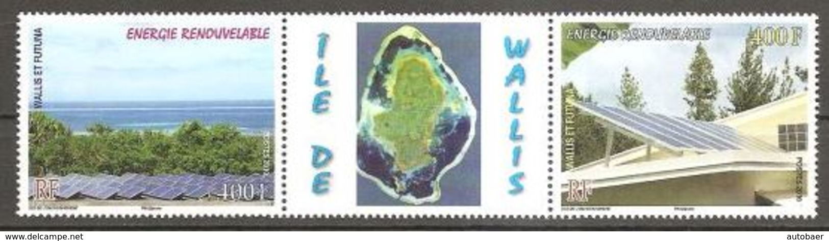 Wallis Und Et Futuna 2010 Renewable Energie Renouvelable Erneuerbare Energien Michel No. 1011-12 Stripe MNH Postfr. Neuf - Unused Stamps