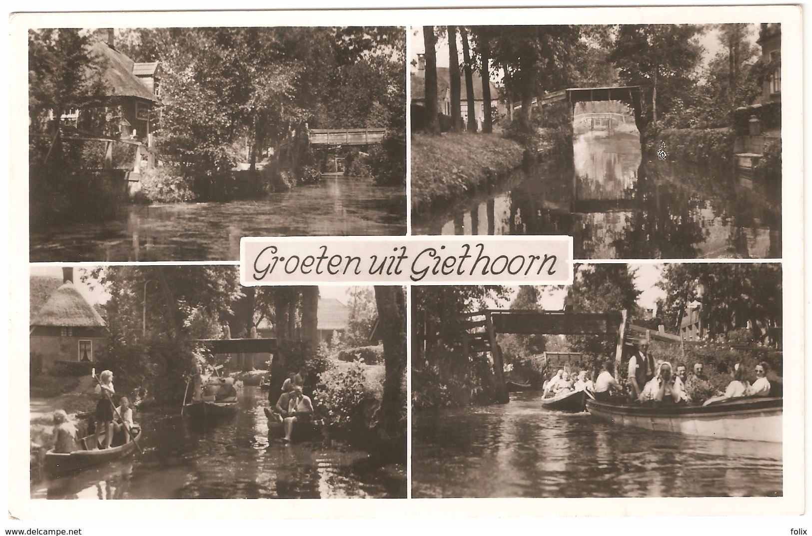 Giethoorn - Groeten Uit Giethoorn - 1958 - Giethoorn