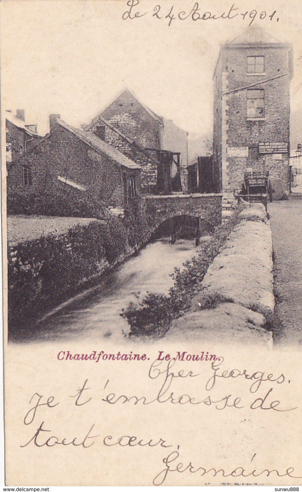 Chaudfontaine - Le Moulin (précurseur, 1901) - Chaudfontaine