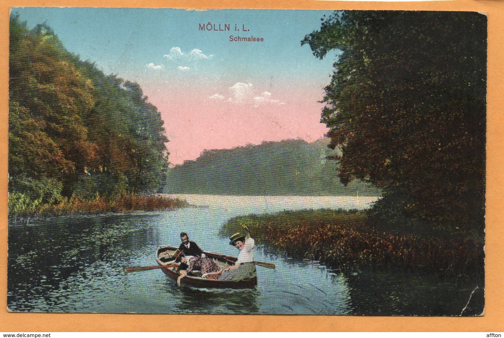 Molln Moelln I Lauenburg 1913 Postcard - Moelln