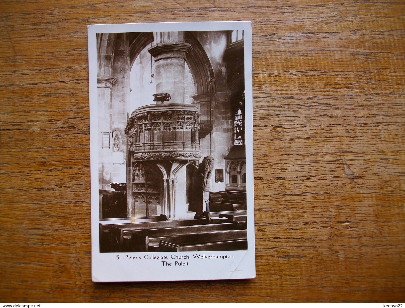 Angleterre , Wolverhampton , St Peter's Collégiate Church ,, The Pulpit - Wolverhampton