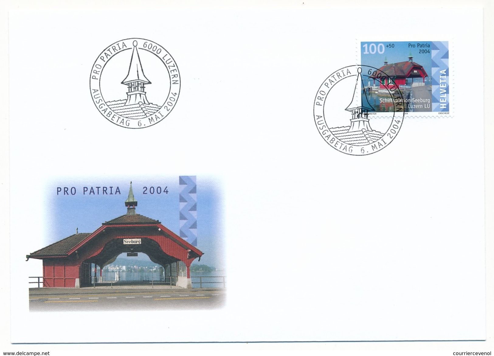 SUISSE - 5 Enveloppes FDC "PRO PATRIA 2004" - Luzern - FDC