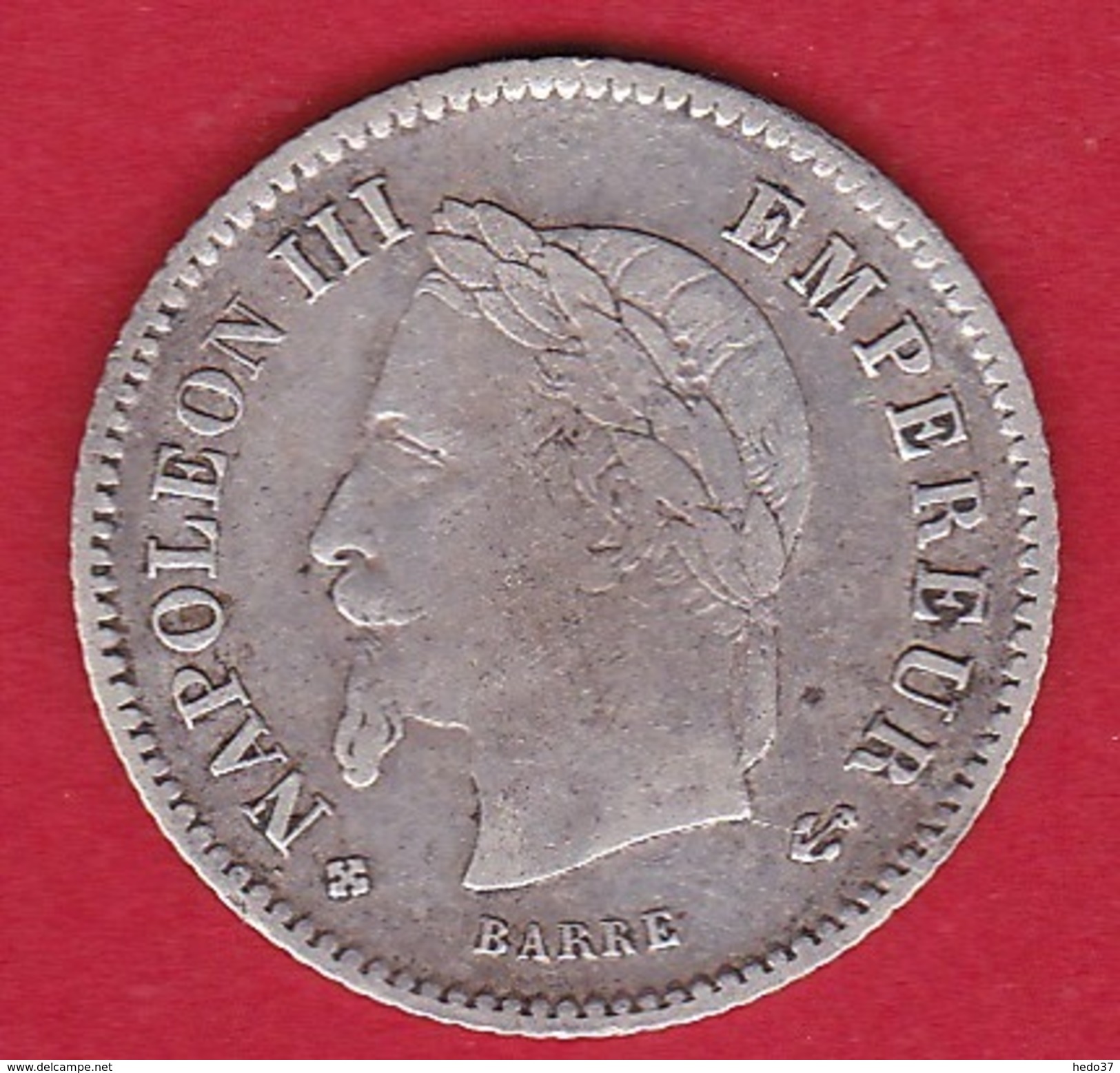 France 20 Centimes Napoléon III Tête Laurée 1867 BB - 20 Centimes