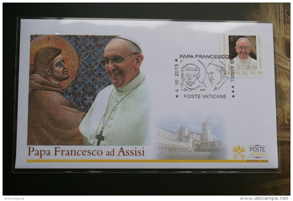 VATICANO 2013 -VATICAN OFFICIAL  FOLDER POPE FRANCESCO IN ASSISI - Neufs