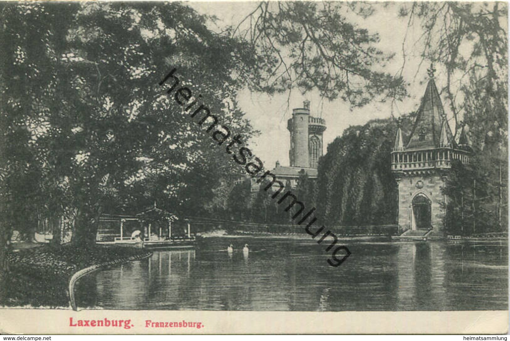 Laxenburg - Franzensburg - Verlag F. Stöckler Laxenburg Gel. 1911 - Laxenburg