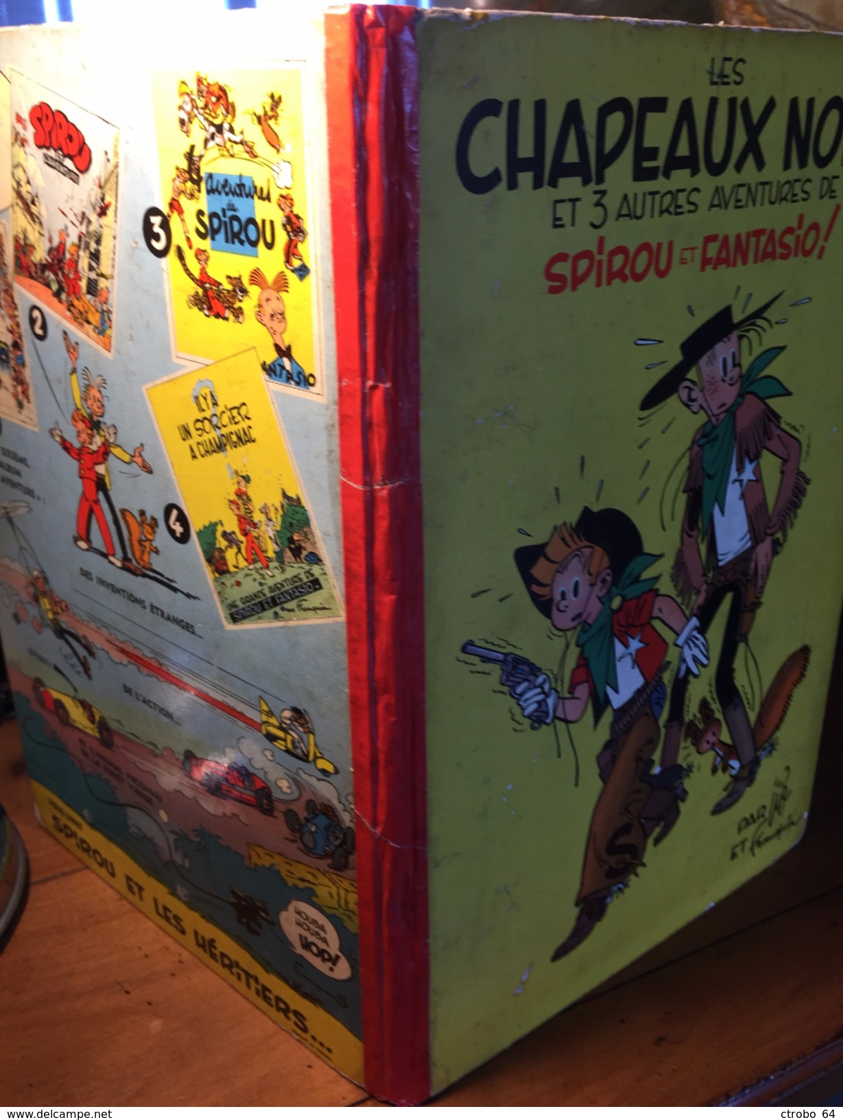 SPIROU ET FANTASIO - LES CHAPEAUX NOIRS - Edition Originale Française De 1955 N° 3 - Spirou Et Fantasio