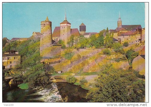 CPA BAUTZEN- FORTRESS WALLS, TOWERS - Bautzen